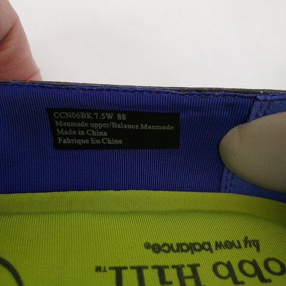 Cobb Hill FitSpa Flat Women's 7.5 Wide Pull On Shoe Black Blue Comfort Arch Supt - Picture 13 of 13